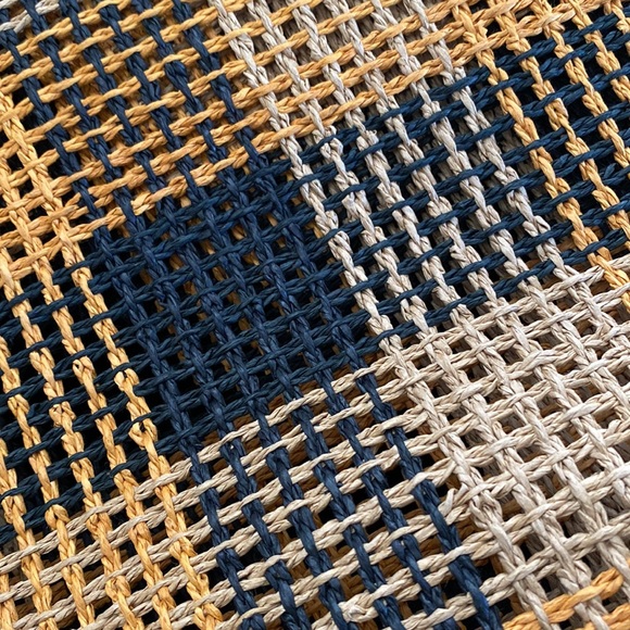 PLAID WOVEN TOTE BAG - Picture 8 of 8